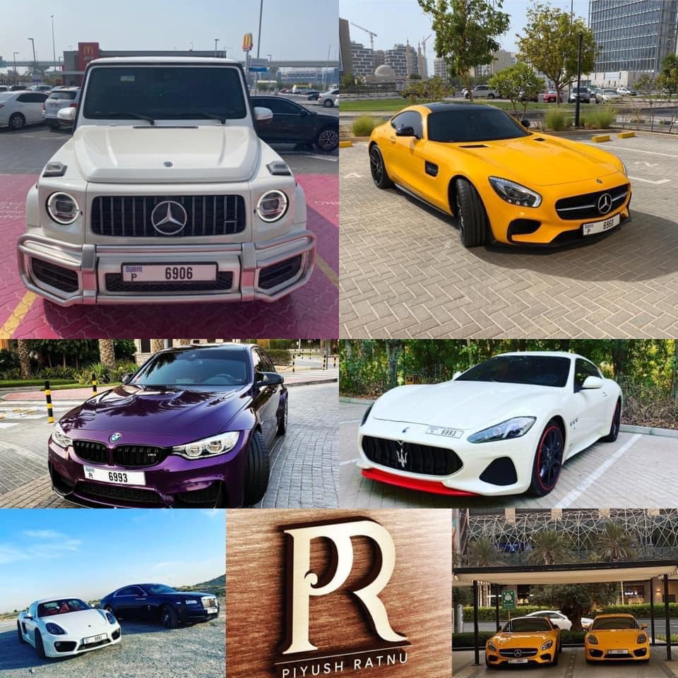 Piyush Ratnu Car Collection Dubai G