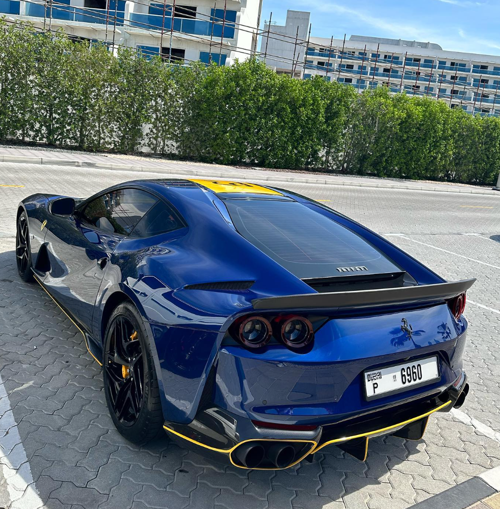 Ferrari 812SF Piyush Ratnu cars owned Dubai Gold Analyst Trader Successful