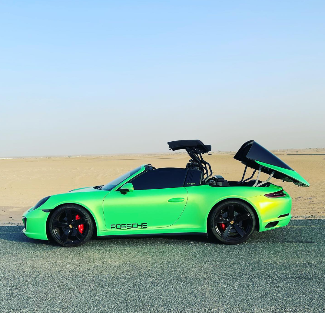 Porsche Targa Cars owned by Piyush Ratnu Dubai Forex Trader Gold Analyst XAUUSD