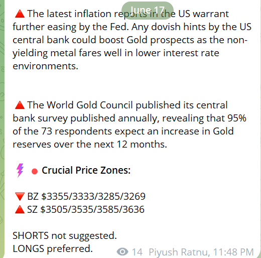 who projected 3535 xauusd spot gold price target in 2025 piyush ratnu gold market research