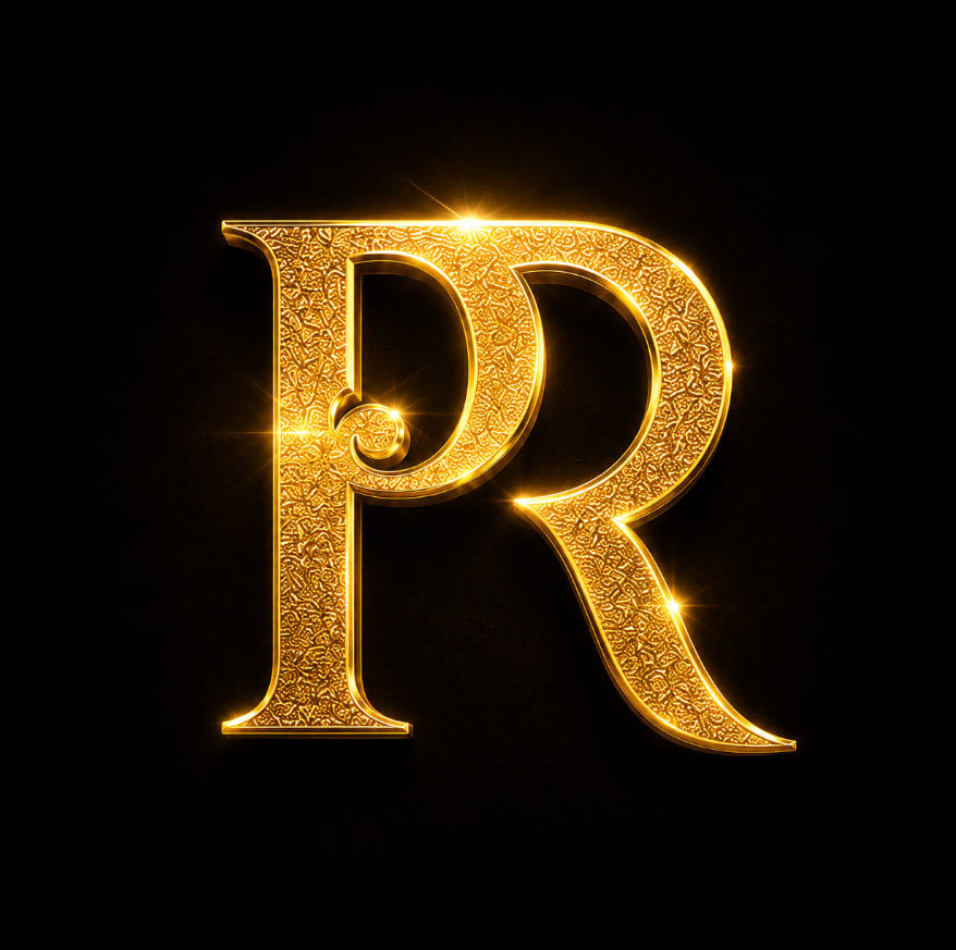 Piyush Ratnu Logo Shine Gold
