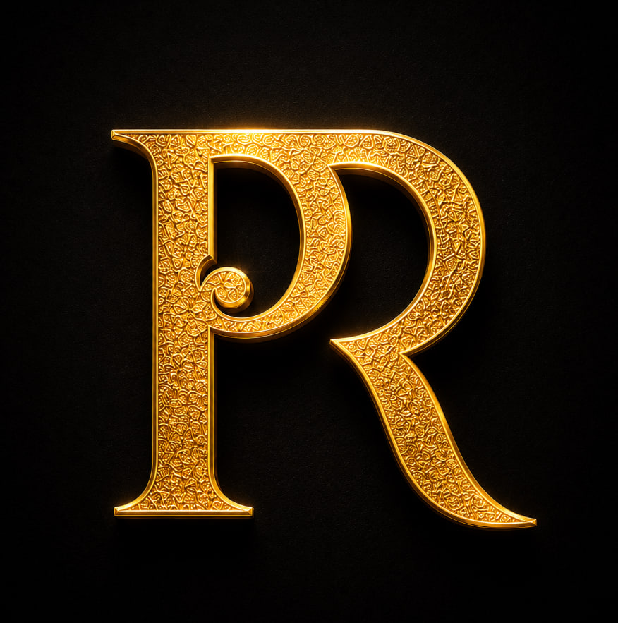 Piyush Ratnu gold d Logo