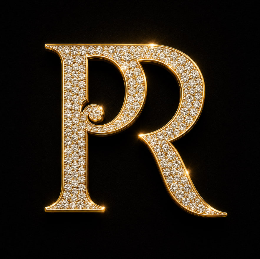 Piyush Ratnu logo Gold and Diamonds