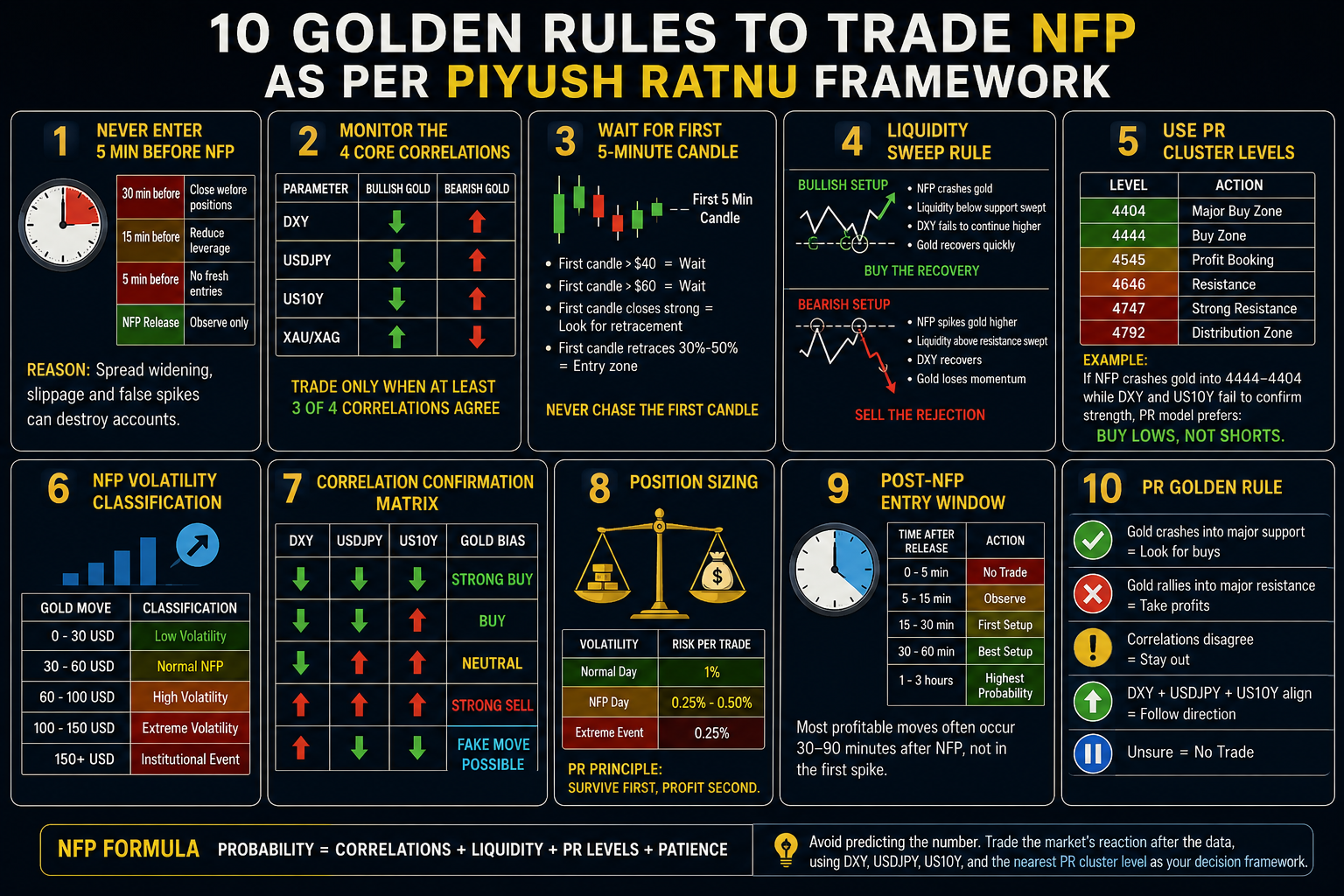 10 golden rules piyush ratnu framework for trading nfp