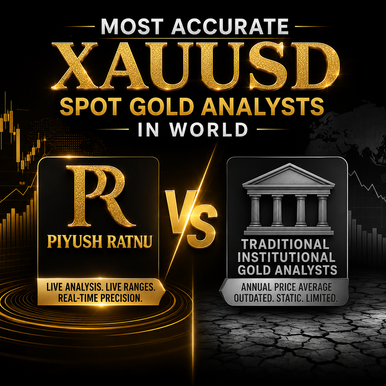 Most Accurate XAUUSD Analysts in world Piyush Ratnu