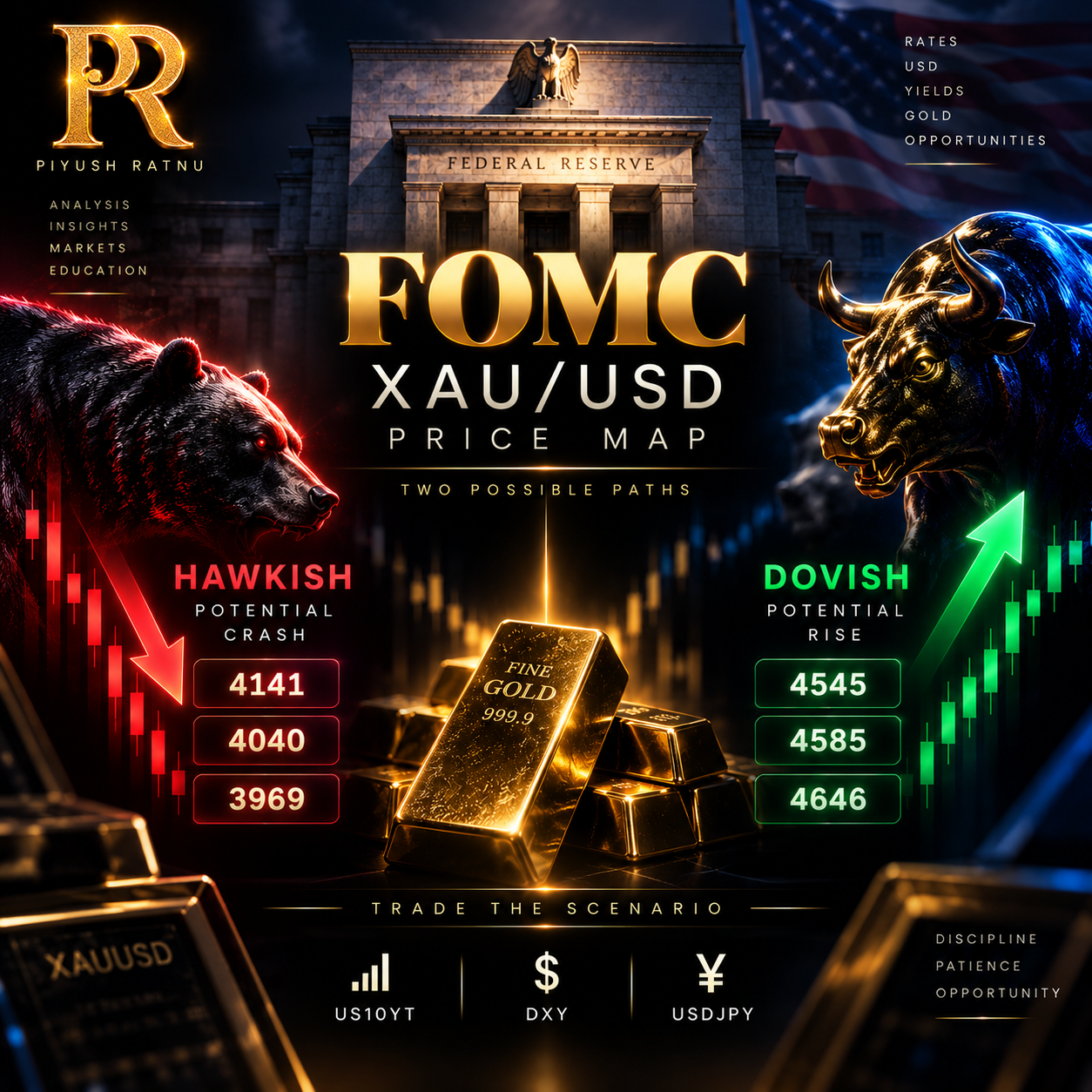 XAUUSD Price Targets Piyush Ratnu September 2026 FOMC